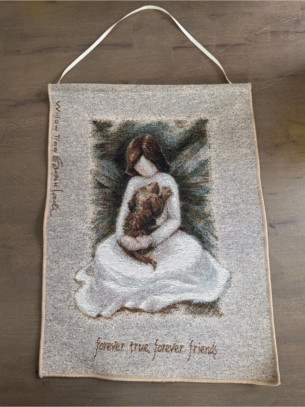 Willow Tree Angel Friendship Tapestry Bannerette Susan Lordi Wall iHanging 13x18